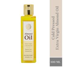 The Pure Story Natural Cold Pressed Almond Oil for Hair, Skin, Face & Massage