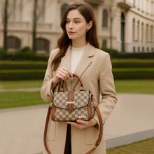 Angeline Tan Casual Sling Bag with Detachable Strap