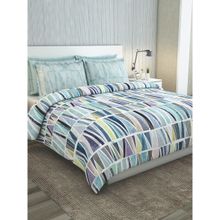 GM Reversible Single Bed Comforter - Blue & Multi