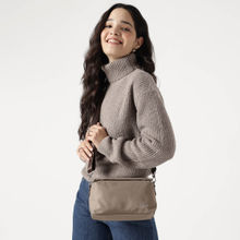 Fastrack Brown City Code Sling Bag
