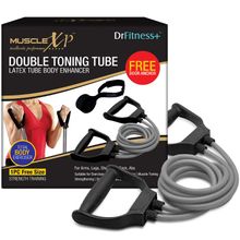 MuscleXP Drfitness+ Double Toning Tube Latex Tube Body Enhancer For Women & Men