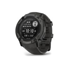 Garmin Instinct 2X Solar Graphite Smart Watch with Charging Cable
