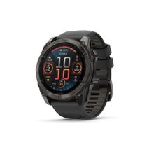 Garmin Fenix 8-51 Mm Amoled Sapphire Carbon Black Dlc Smart Watch and Charging Cable