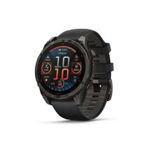 Garmin Fenix 8-47 Mm Amoled Sapphire Carbon Grey Dlc Smart Watch with Charging Cable