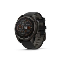 Garmin Fenix 8-47 Mm Solar Sapphire Carbon Grey Dlc Smart Watch with Charging Cable