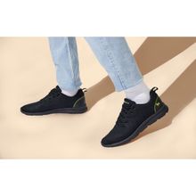 Neeman's Comfort Stroll Black Sneakers