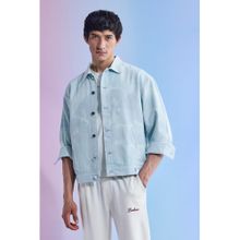 Snitch Utopia Relaxed Fit Printed Denim Jacket