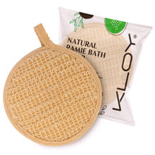KLOY Natural Ramie Bath Loofah Scrubber Exfoliator - Pack of 2