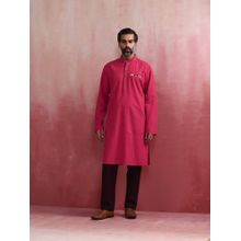 trueBrowns Men's Pink Kurta