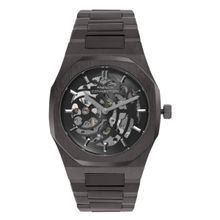 French Connection Skeleton Black Round Dial Automatic Watch for Men's FCA01-2 (Free Size)