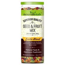 Nourish Vitals Seed & Fruit Mix - Exotic Blend, Breakfast / Snacks Trail Mix