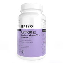 Briyo Orthomax Calcium + Vitamin D3 & K2 Capsules