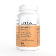 Briyo Vitamin D3 2000 IU - 90 Softgels