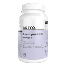 Briyo CoenzymeQ10 + Omega 3 Softgels