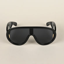 Voyage UV Protected Sunglasses for Men & Women Black Lens & Black Frame MG4975