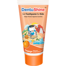 Dentoshine Gel Toothpaste Orange Flavor (doraemon) For Kids