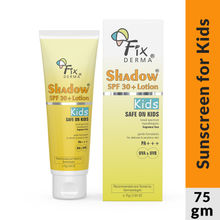 Fixderma Shadow Kids SPF 30+ Lotion Sunscreen For Kids, NonGreasy, LightWeight & NonIrritating