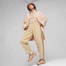 Puma Luxe Sport T7 Womens Beige Trackpants
