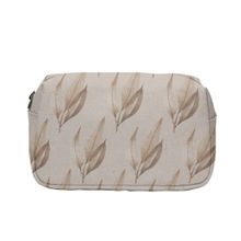 Crazy Corner Big Leafs Printed Portable Cosmetic Pouch