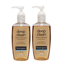 Neutrogena Deep Clean Facial Cleanser Face Wash For Normal To Oily Skin - Pack Of 2