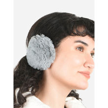 ToniQ Charming Grey Special Winter Seasonal Wear Fur Ear Muffer For Women