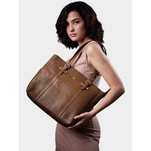 Tortoise Avril The Laptop Tote Bag - Brown