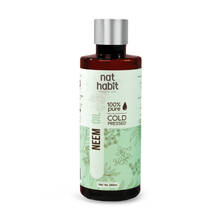 Nat Habit 100% Pure Cold Pressed Neem Hair & Skin Oil