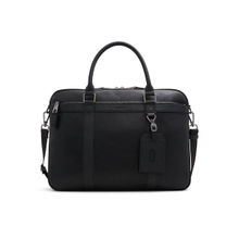 Aldo Tourneur Black Men Laptop Bag with Detachable Strap