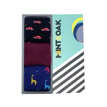 Mint & Oak Slip Into Style - Giftbox Set Of 3 Socks