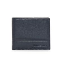 Giordano Leather Wallet for Men Navy Blue