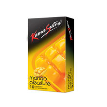 Kamasutra Mango Pleasure Flavoured Condoms - Pack of 10