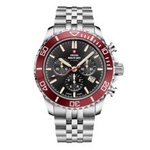 Swiss Military by Chrono Black Dial Analog Watch For Men - SM34103.03 (M)