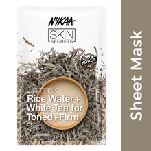 Nykaa Skin Secrets Exotic Indulgence Rice Water + White Tea Sheet Mask For Toned & Firm Skin