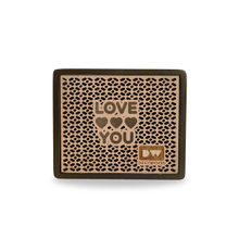 DECIWOOD Clef Portable, Bluetooth 5.0 Wooden Body 10W Wireless Speaker-Black