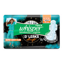 Whisper Bindazzz Nights Xxxl Sanitary Pads Upto 0% Leaks All Night Long