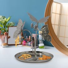Metalsmith Decorative Butterfly Jewellery Stand with Tray