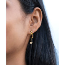 Shaya by CaratLane Magic In The Milky Way Earrings in Gold Plated 925 Silver