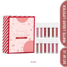 Glamveda X Rashami Desai Mini Matte Liquid Lipstick - Pack of 12