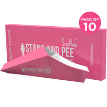 SanNap Stand And Pee Disposable Female Urine Director - 10 Funnels