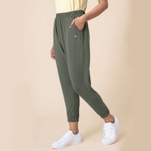 Nykd by Nykaa Essential Lounge Jogger , Nykd All Day-NYK 054 - Green