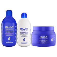 BBlunt Intense Moisture Hair Care Regime (Shampoo + Conditioner + Hair Mask)