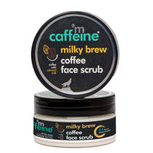 MCaffeine Coffee & Milk Moisturizing Face Scrub with Shea Butter for Gentle Exfoliation & Skin Nourishment