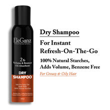 Eleganz Professional Dry Shampoo Adds 2X Volume & Bounce With Corn Starch - Benzene & Sulfate Free