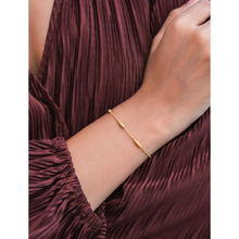 Shaya by CaratLane Grow With The Flow Bracelet in Gold Plated 925 Silver