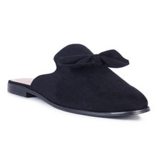 London Rag Casual Walking Bow Mules In Black