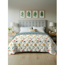 Urban Space White Petal Pop 3 Layer Reversible Microfiber A/C Blanket