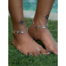 925 Silver Shaya by CaratLane No Nazar Evil Eye Anklets In