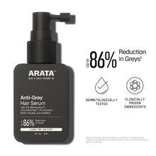 Arata Anti-Grey Serum with MelanoGray & Vegan Keratin