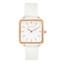 Joker & Witch Emily Square Dial Rosegold All White Watch For Women