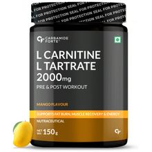 Carbamide Forte Carnitine L Tartrate 2000 mg Pre & Post Workout Powder - Mango